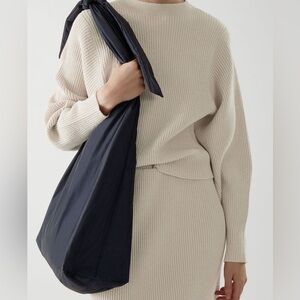COS Knotted Strap Fabric Shopper